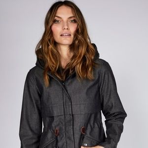 Mia Melon denim rain jacket